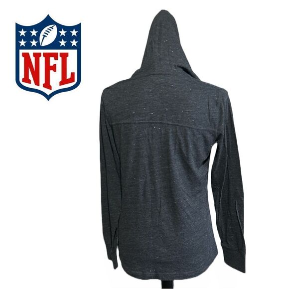 NFL Pittsburgh Steeler Women’s Thin VNeck Hoodie - Size L‎ - Picture 2 of 3